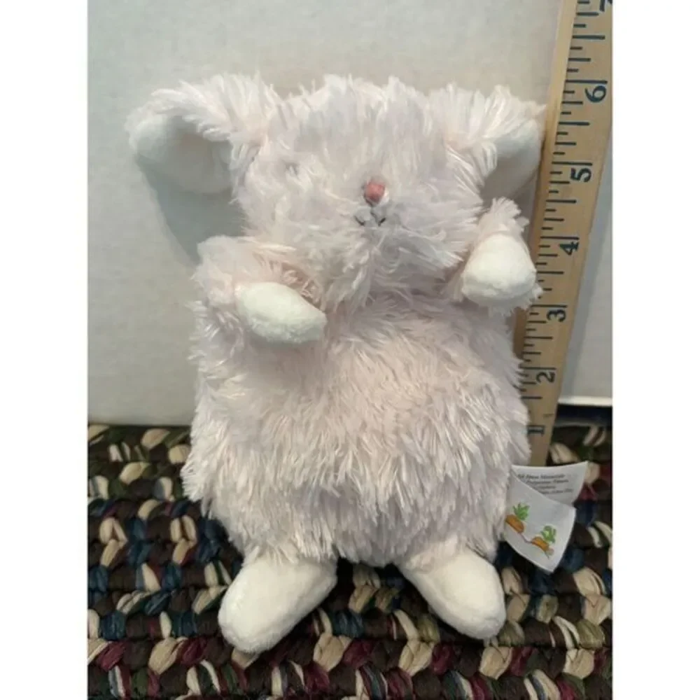 Bunnies by the Bay Wee Petal Bunny Rabbit Pink Fluffy Stuffed Plush Baby‎ Toy 7